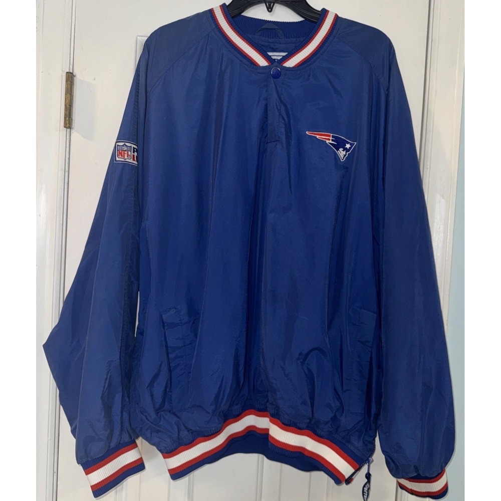 Vintage Starter NFL Pro Line New England Patriots Pullover Windbreaker Jacket XL